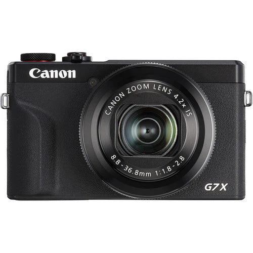 Canon PowerShot G7 X Mark III Black – 20.1MP 4K Vlogging Camera, Live Streaming, YouTube & Content Creators