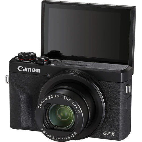 Canon PowerShot G7 X Mark III Black – 20.1MP 4K Vlogging Camera, Live Streaming, YouTube & Content Creators