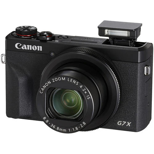 Canon PowerShot G7 X Mark III Black – 20.1MP 4K Vlogging Camera, Live Streaming, YouTube & Content Creators